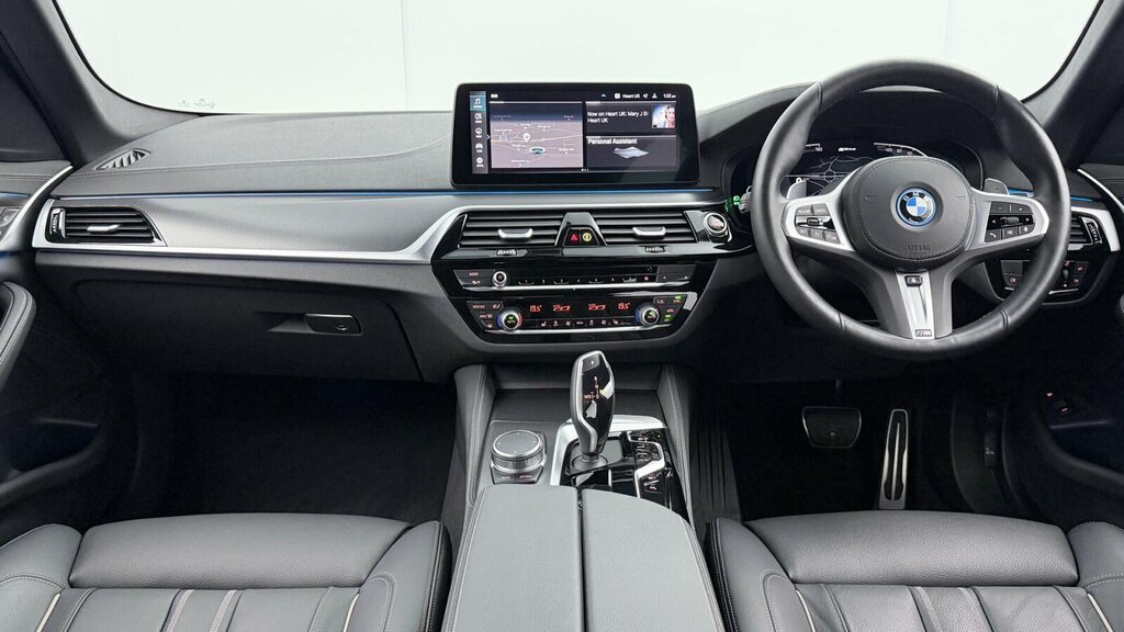 BMW 5 Series 530E M Sport Saloon KSZ4854 Grey #4