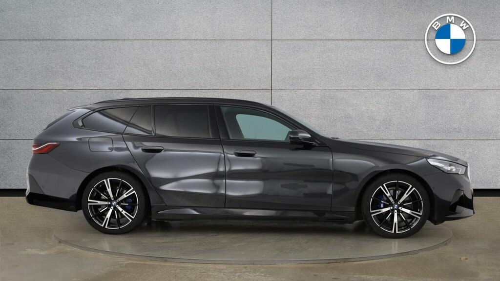 BMW 5 Series 530E M Sport Touring YF75DXB Grey #3