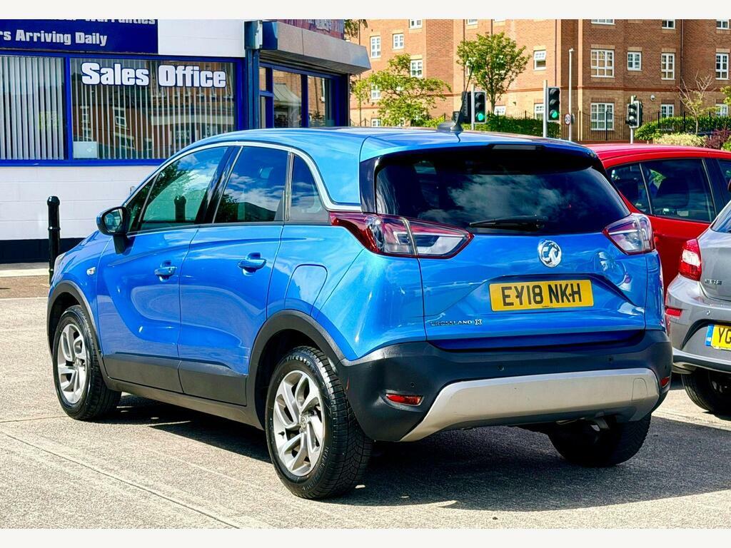 Vauxhall Crossland X 1.2 Tech Line Nav Euro 6 EY18NKH Blue #3