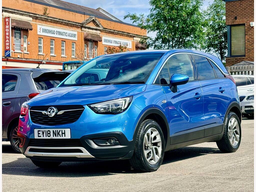 Vauxhall Crossland X 1.2 Tech Line Nav Euro 6 EY18NKH Blue #4