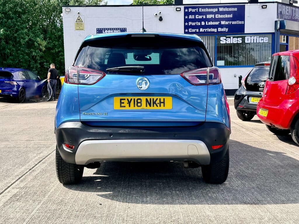 Vauxhall Crossland X 1.2 Tech Line Nav Euro 6 EY18NKH Blue #5