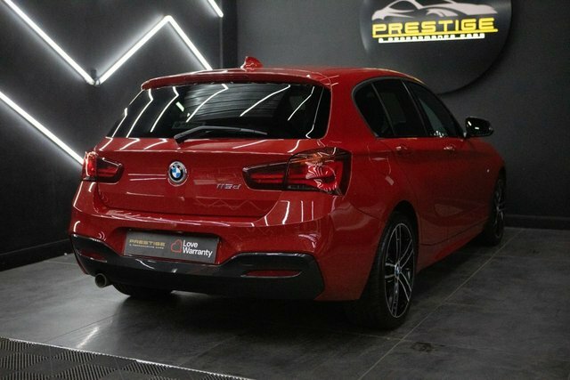 BMW 1 Series 1.5 116D M Sport Shadow Edition Hatchback Dies YK18YFE Red #4