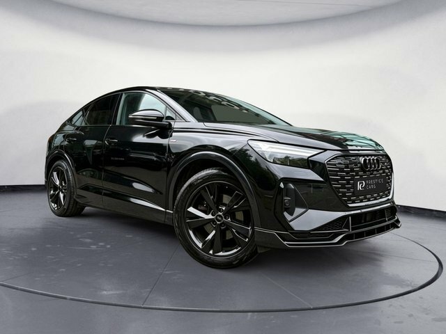 Audi Q4 E Tron S Line Sportback Black