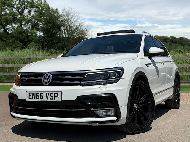 Volkswagen Tiguan Tdi Bluemotion Tech R-line White #3