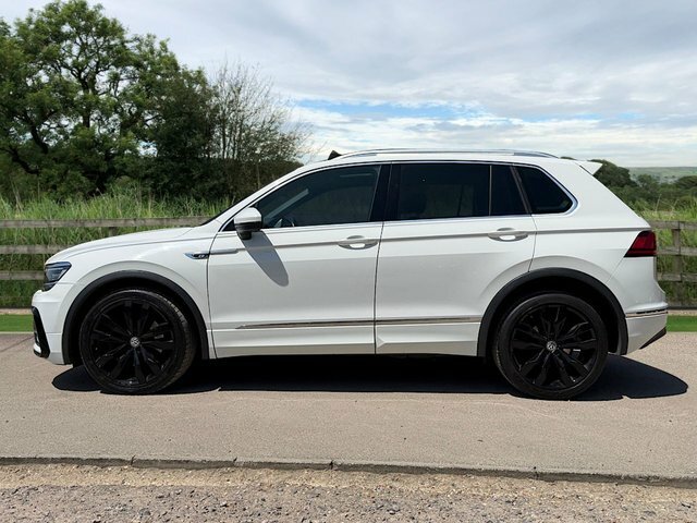 Volkswagen Tiguan Tdi Bluemotion Tech R-line White #4