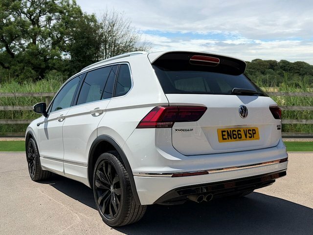 Volkswagen Tiguan Tdi Bluemotion Tech R-line White #2