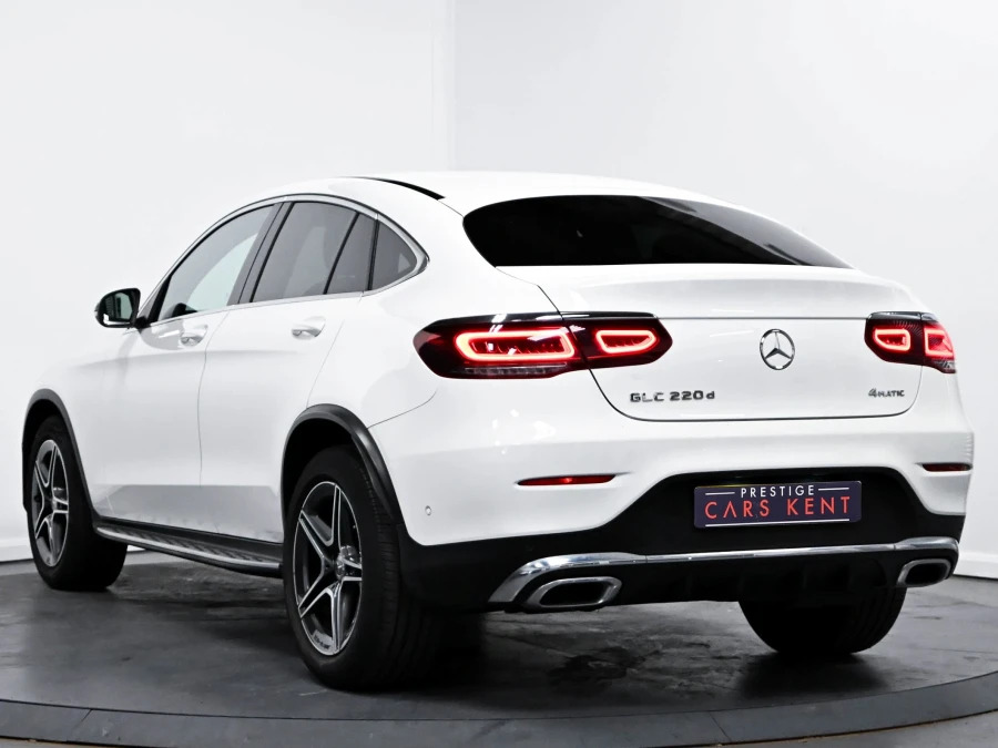 Mercedes-Benz GLC Class 2.0 Glc220d Amg Line Coupe G-tronic 4M LV70XNB White #3
