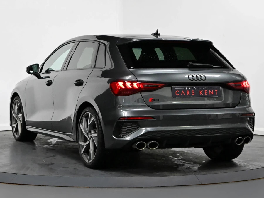 Audi S3 2.0 Tfsi Black Edition Sportback S Tron WP73EHJ Grey #3