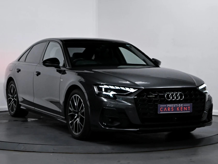 Audi A8 3.0 Tdi V6 50 Black Edition Saloon Tipt Grey