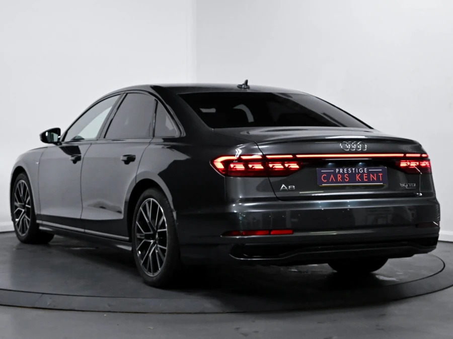 Audi A8 3.0 Tdi V6 50 Black Edition Saloon Tipt Grey #3