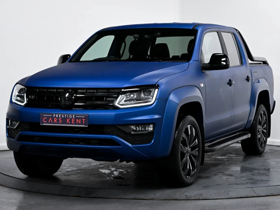 Volkswagen Amarok 3.0 Tdi V6 Black Edition Pickup Double Cab Die Blue #4
