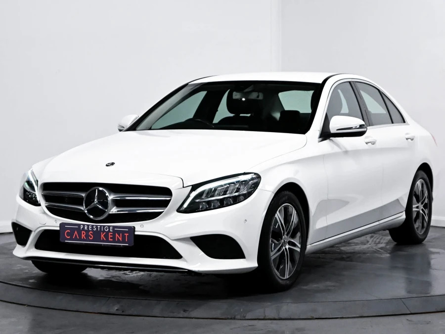 Mercedes-Benz C Class 1.5 C200 Mhev Eq Boost Sport Saloon G-t White #5
