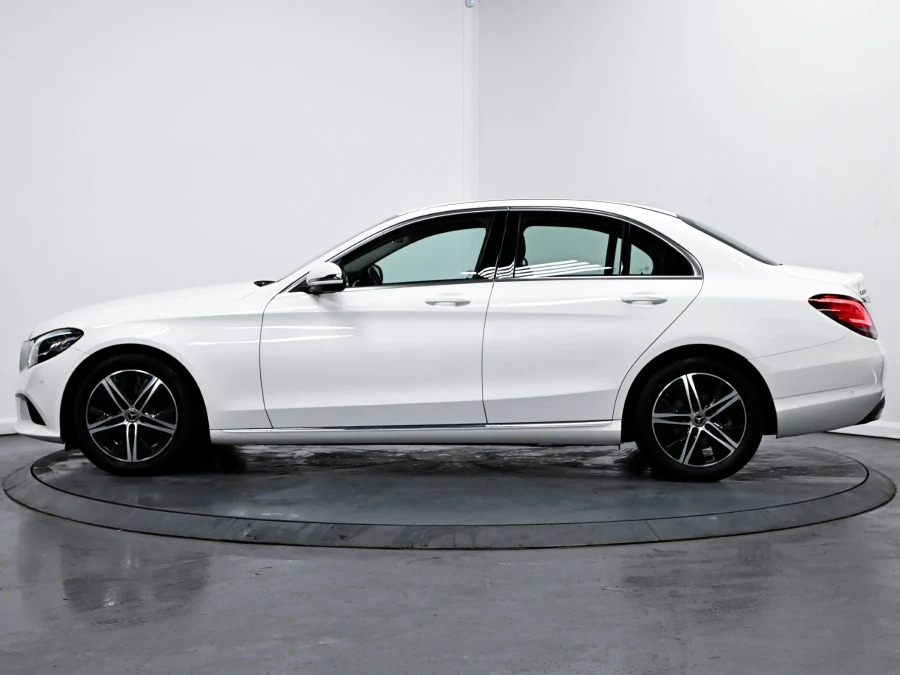 Mercedes-Benz C Class 1.5 C200 Mhev Eq Boost Sport Saloon G-t White #4