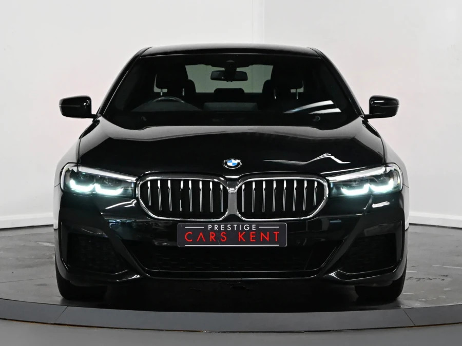 BMW 5 Series 520D M Sport Saloon LA72OCC Black #6