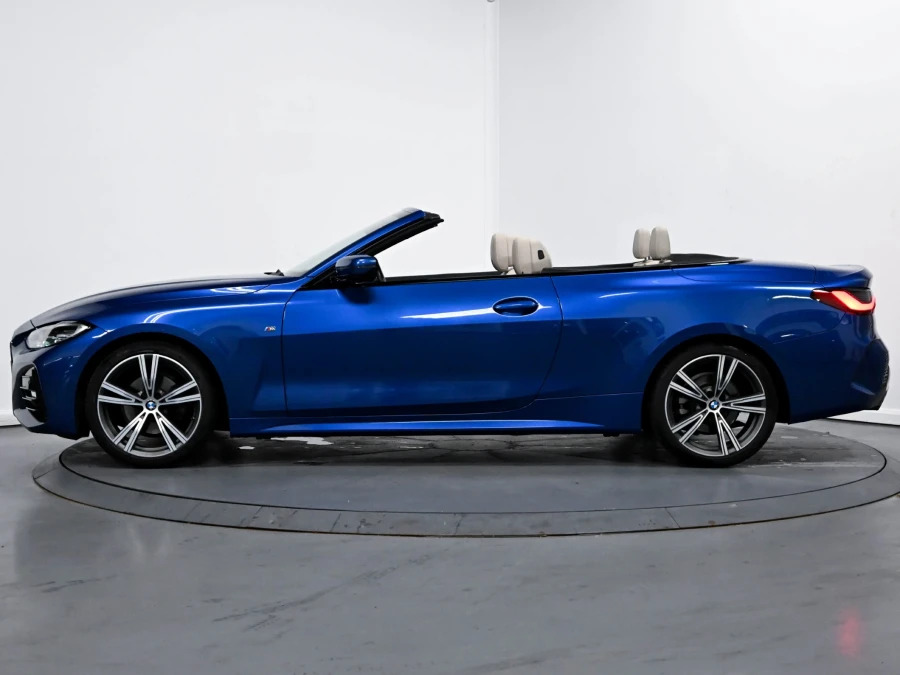 BMW 4 Series 420I M Sport Convertible Blue #4