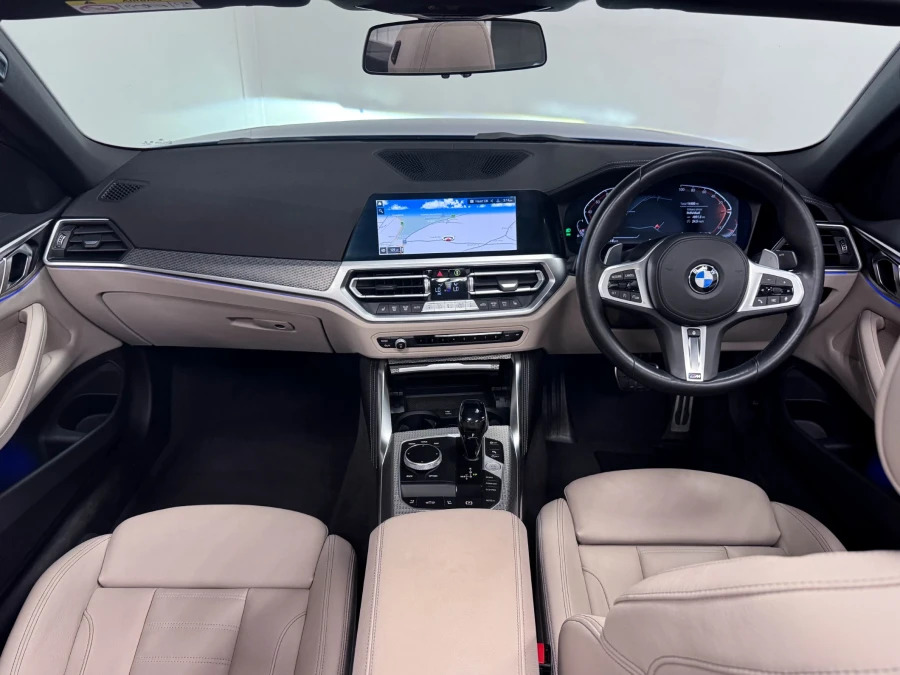 BMW 4 Series 420I M Sport Convertible Blue #2