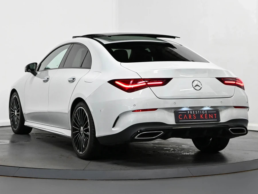 Mercedes-Benz CLA Class 1.3 Cla200h Mhev Amg Line Premium Plus Coupe KS73FWP White #3