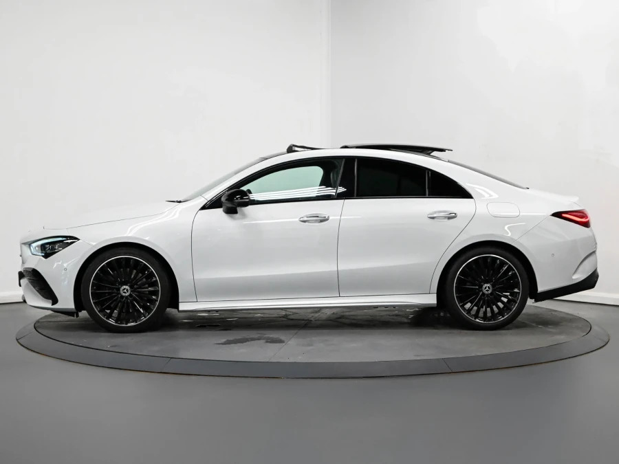 Mercedes-Benz CLA Class 1.3 Cla200h Mhev Amg Line Premium Plus Coupe KS73FWP White #4