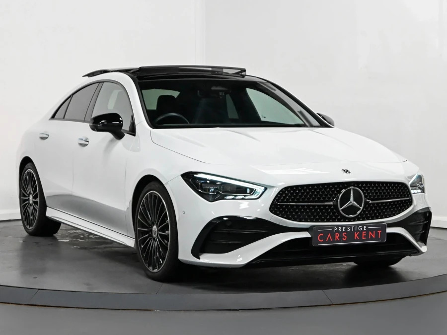 Mercedes-Benz CLA Class 1.3 Cla200h Mhev Amg Line Premium Plus Coupe White