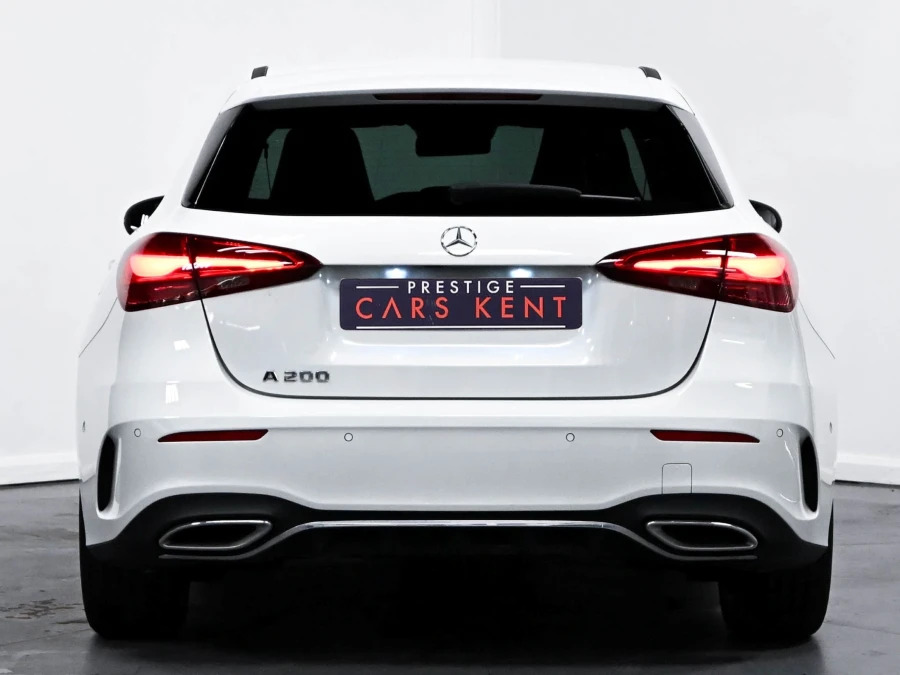 Mercedes-Benz A Class 1.3 A200h Mhev Amg Line Executive Hatchback GJ73MTY White #6
