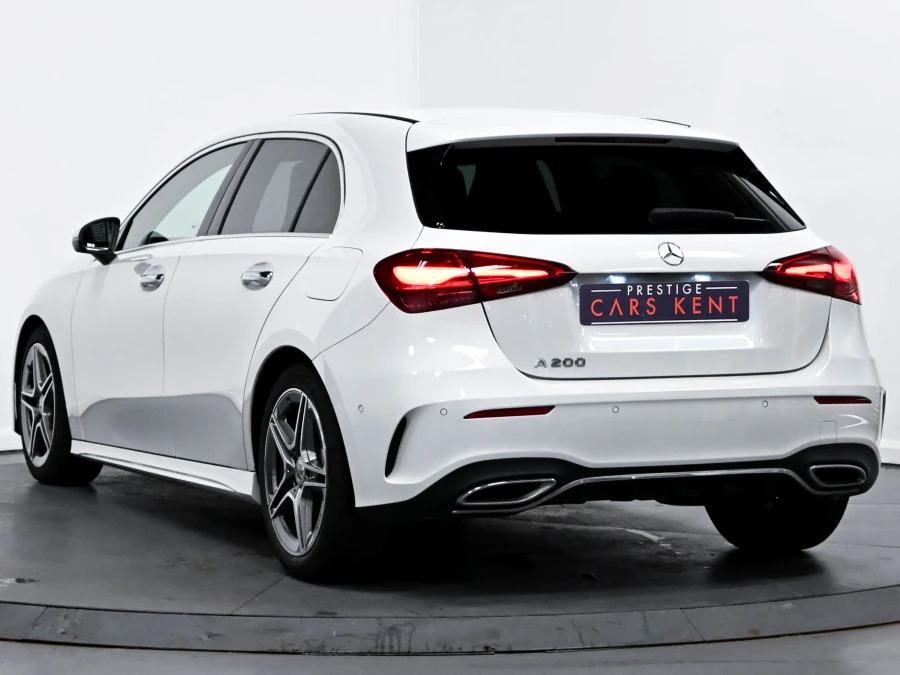 Mercedes-Benz A Class 1.3 A200h Mhev Amg Line Executive Hatchback GJ73MTY White #3