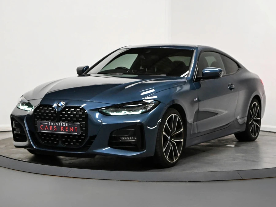 BMW 4 Series Gran Coupe 420I Xdrive M Sport Coupe Blue #4