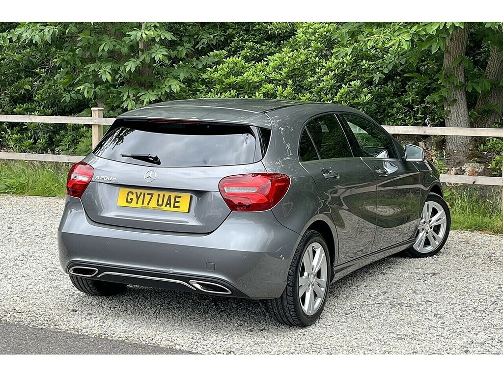 Mercedes-Benz A Class A200d Sport GY17UAE Black #4