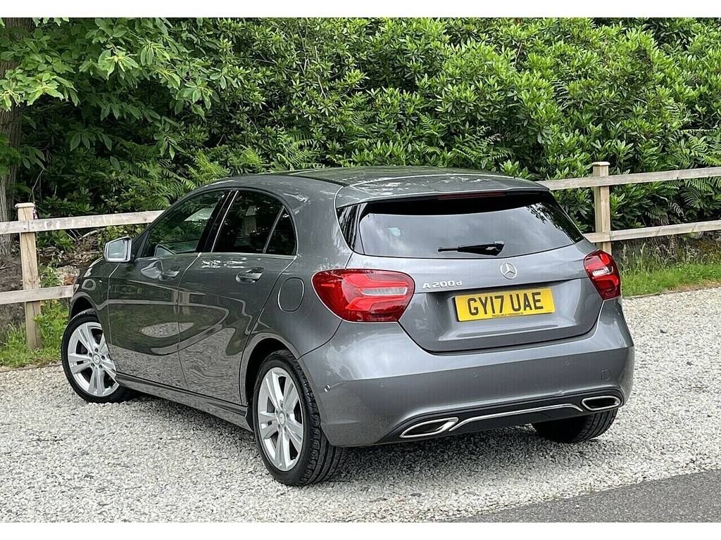 Mercedes-Benz A Class A200d Sport GY17UAE Black #5