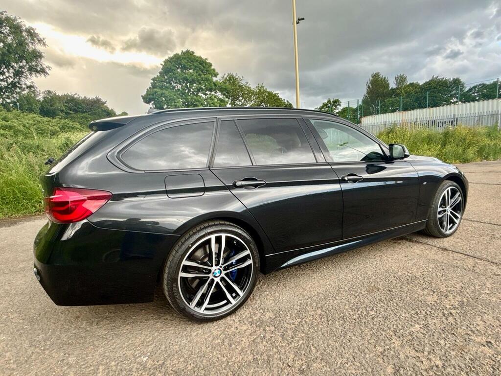 BMW 3 Series Estate 2.0 320D M Sport Shadow Edition Touring Aut YK68YXS Black #2