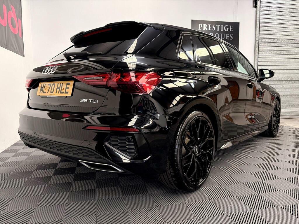 Audi A3 2.0 Tdi 35 S Line Sportback S Tronic Euro 6 S S Black #3