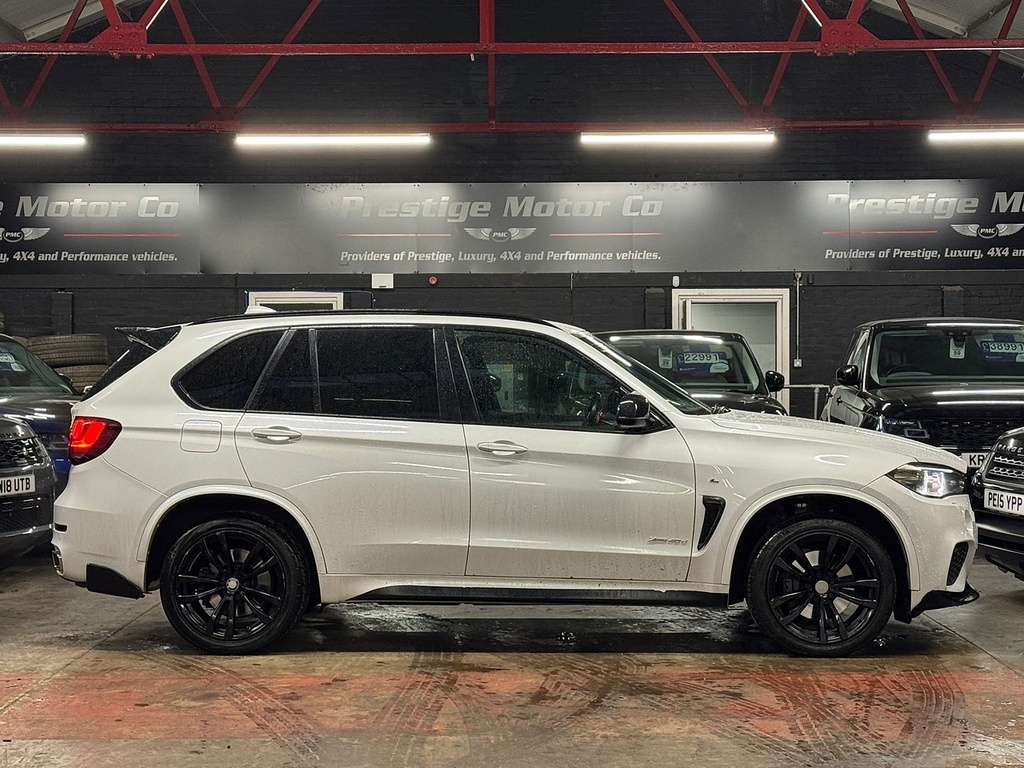 BMW X5 40D M Sport White #3