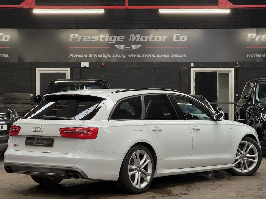 Audi S6 Avant Tfsi V8 White #4