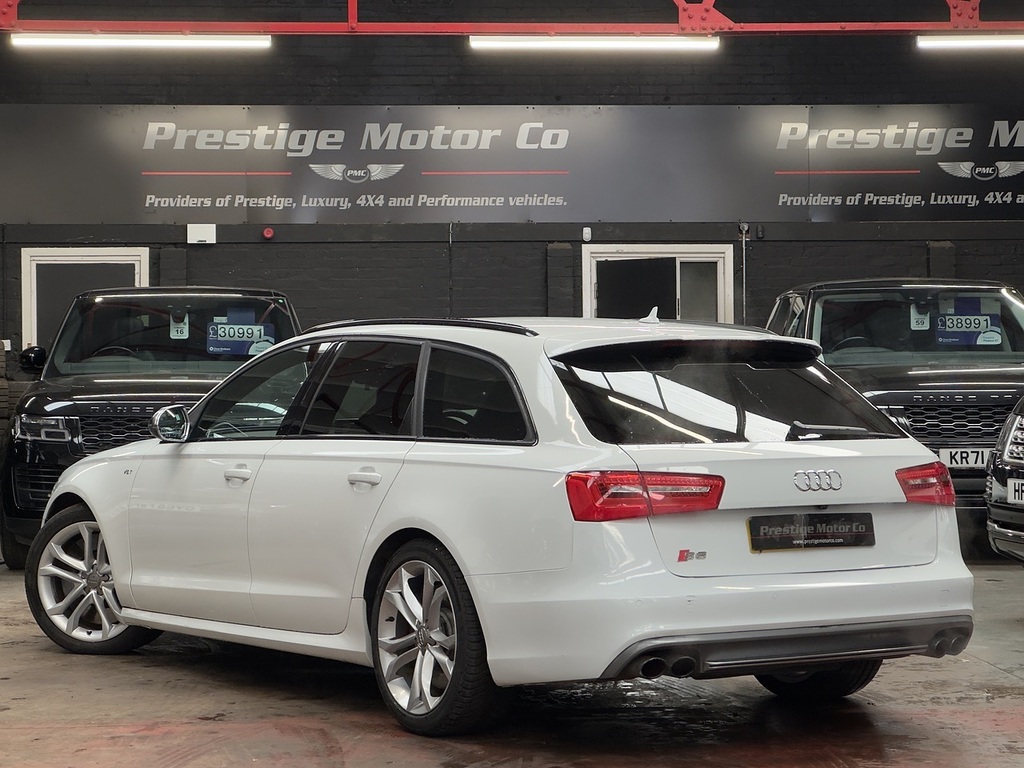 Audi S6 Avant Tfsi V8 White #5