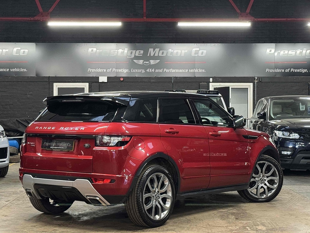 Land Rover Range Rover Evoque Sd4 Dynamic Red #4