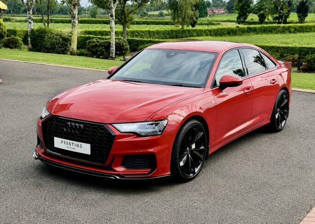 Audi A6 Saloon Tfsi 40 S Line Red #5