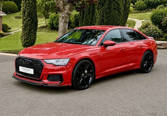 Audi A6 Saloon Tfsi 40 S Line Red #4