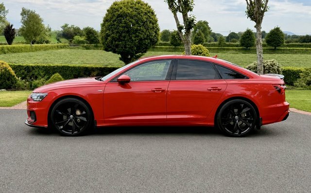 Audi A6 Saloon Tfsi 40 S Line Red #3