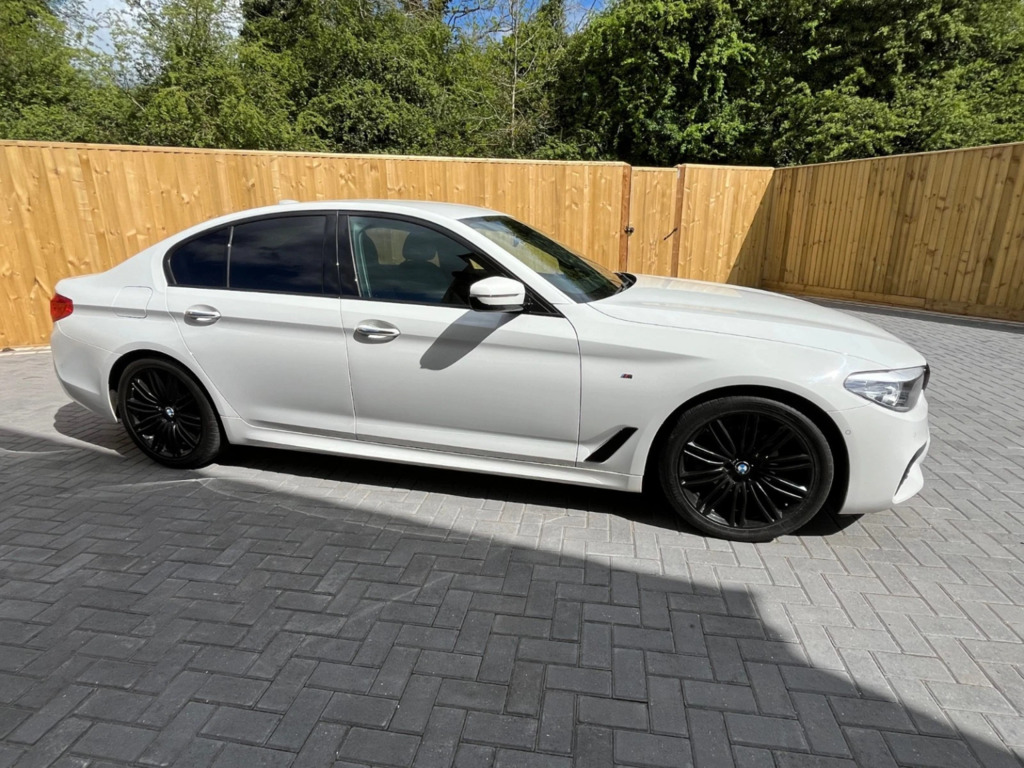 BMW 5 Series 2.0 520D M Sport Saloon AO18TPF White #2