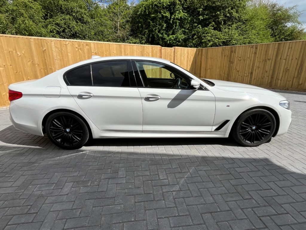 BMW 5 Series 2.0 520D M Sport Saloon AO18TPF White #3