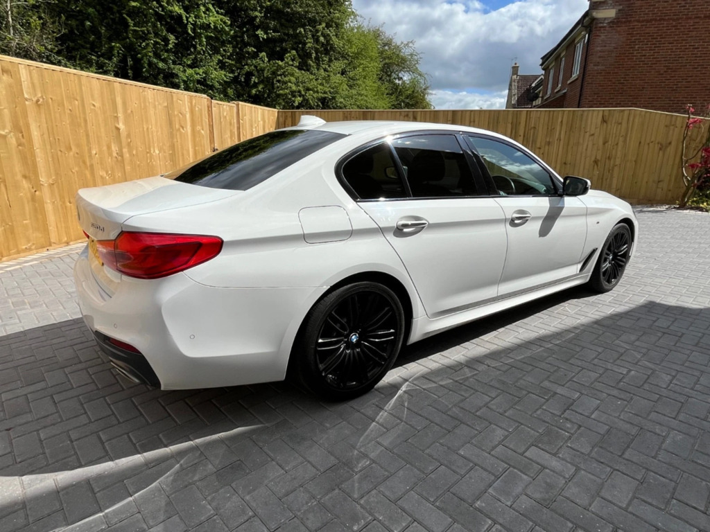 BMW 5 Series 2.0 520D M Sport Saloon AO18TPF White #5