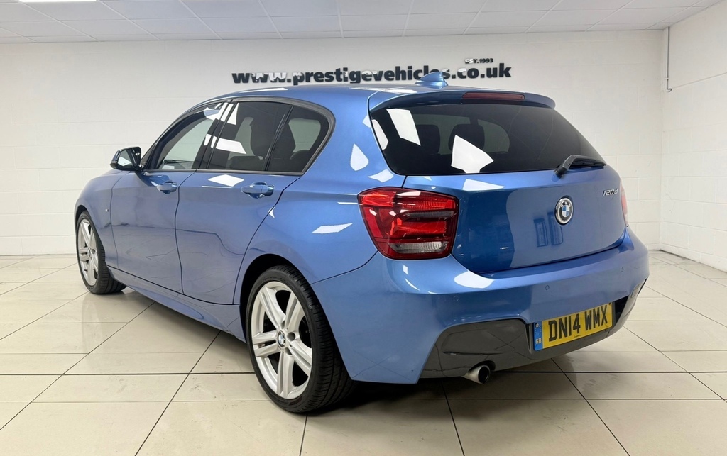 BMW 1 Series 120D M Sport Step DN14WMX Blue #3