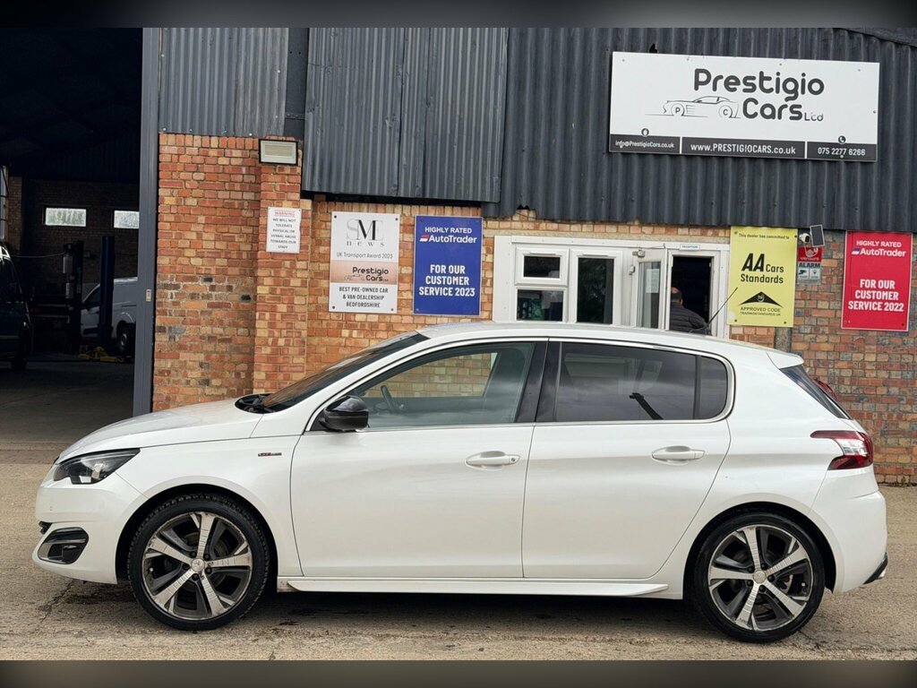 Peugeot 308 1.2 Puretech Gt Line Euro 6 Ss MX66YNT White #4