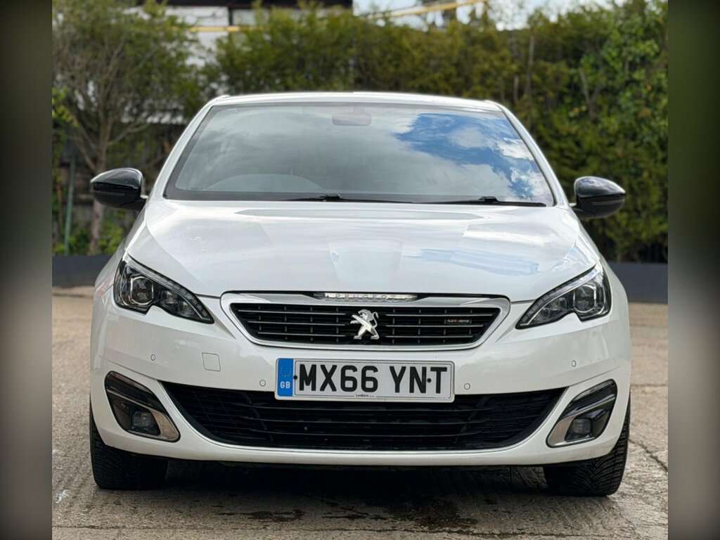 Peugeot 308 1.2 Puretech Gt Line Euro 6 Ss MX66YNT White #2