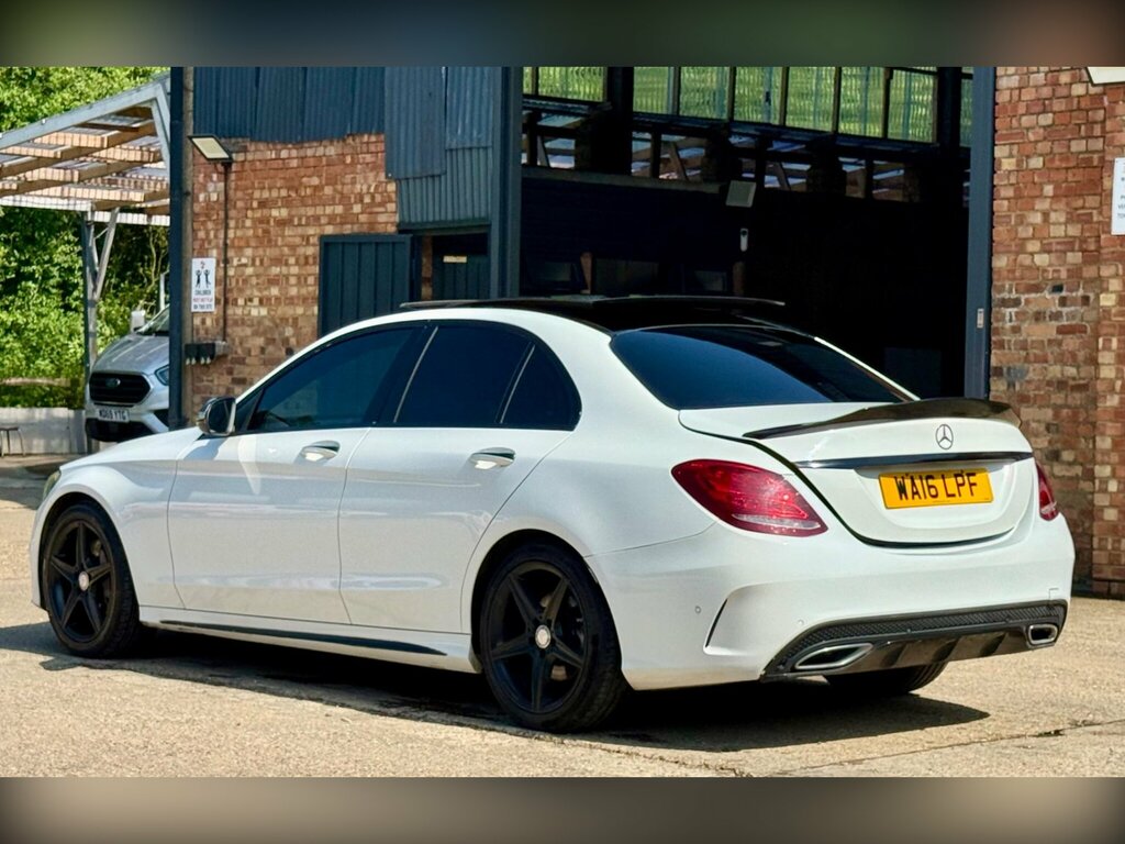 Mercedes-Benz C Class 2.1 C250d Amg Line Premium Plus 7G-tronic Euro WA16LPF White #3