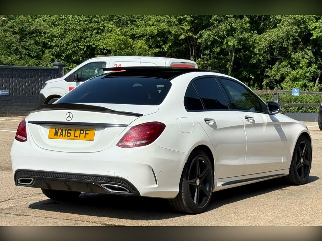Mercedes-Benz C Class 2.1 C250d Amg Line Premium Plus 7G-tronic Euro WA16LPF White #5