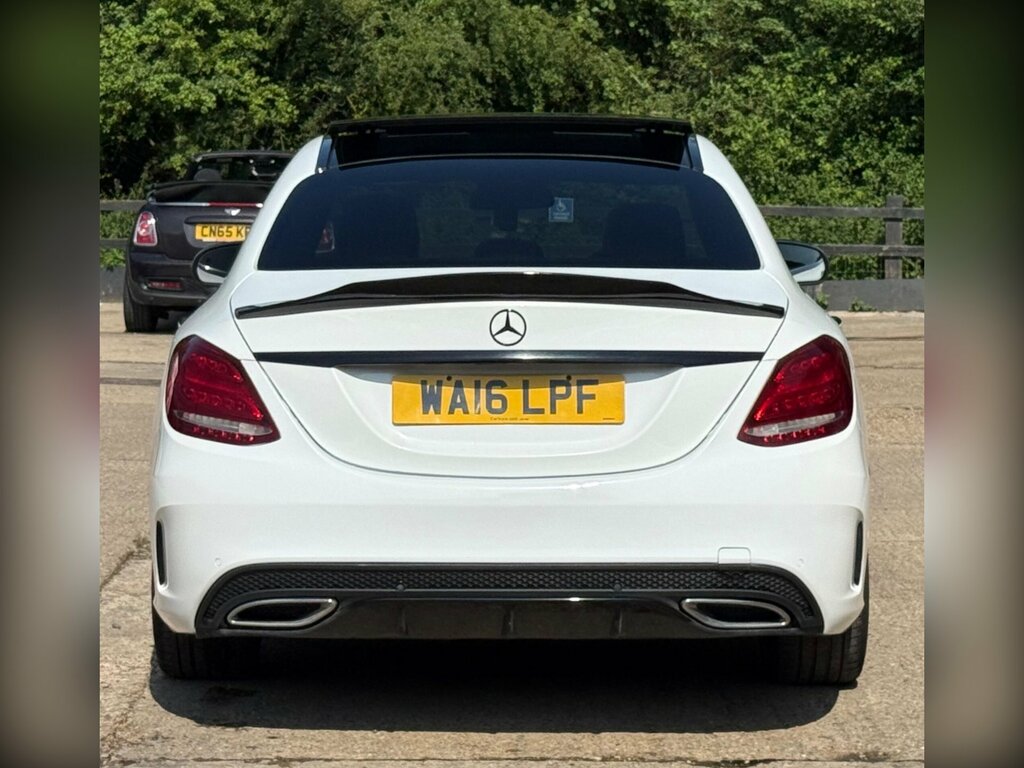 Mercedes-Benz C Class 2.1 C250d Amg Line Premium Plus 7G-tronic Euro WA16LPF White #4