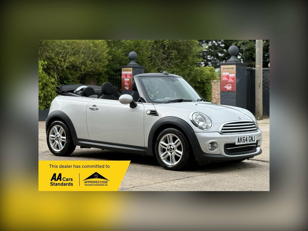 Mini Convertible 1.6 Cooper Euro 6 Ss Silver