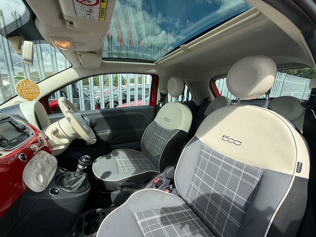 Fiat 500 1.2 Lounge Euro 6 Ss MD67VOU Red #2