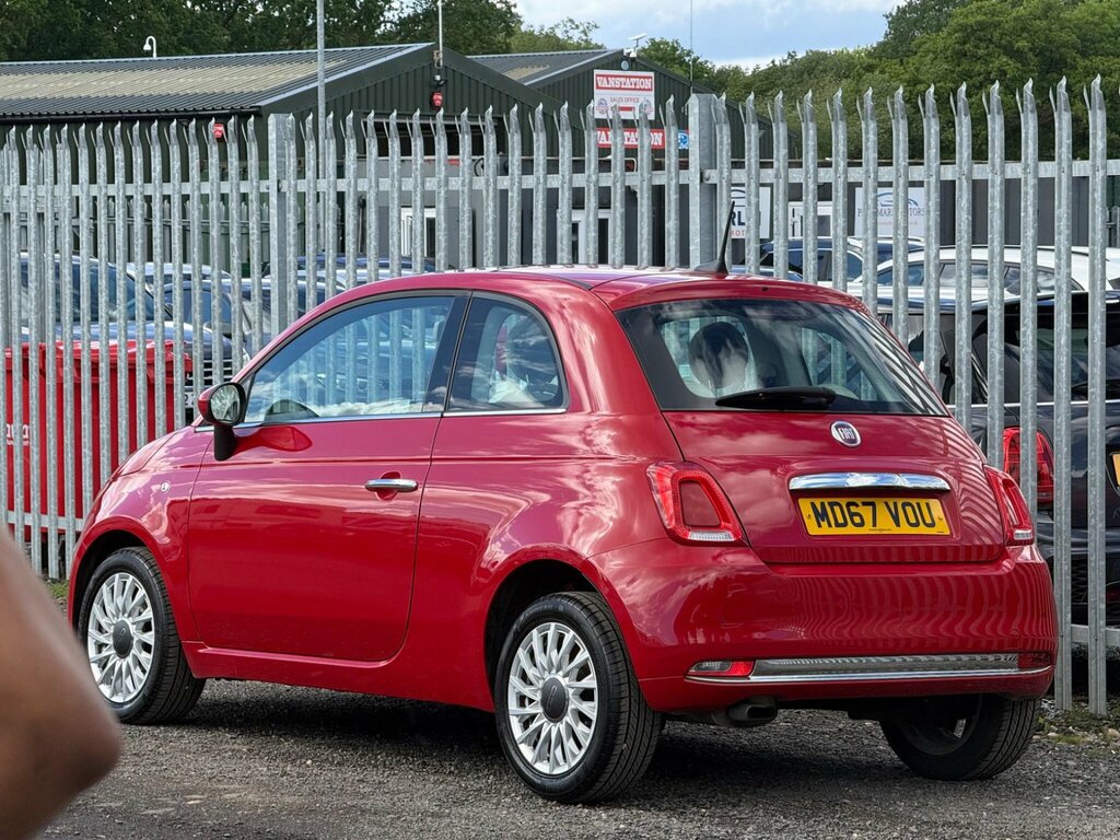 Fiat 500 1.2 Lounge Euro 6 Ss MD67VOU Red #5