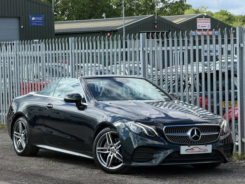 Mercedes-Benz E Class 2.0 E220d Amg Line Premium Cabriolet G-tronic E Green